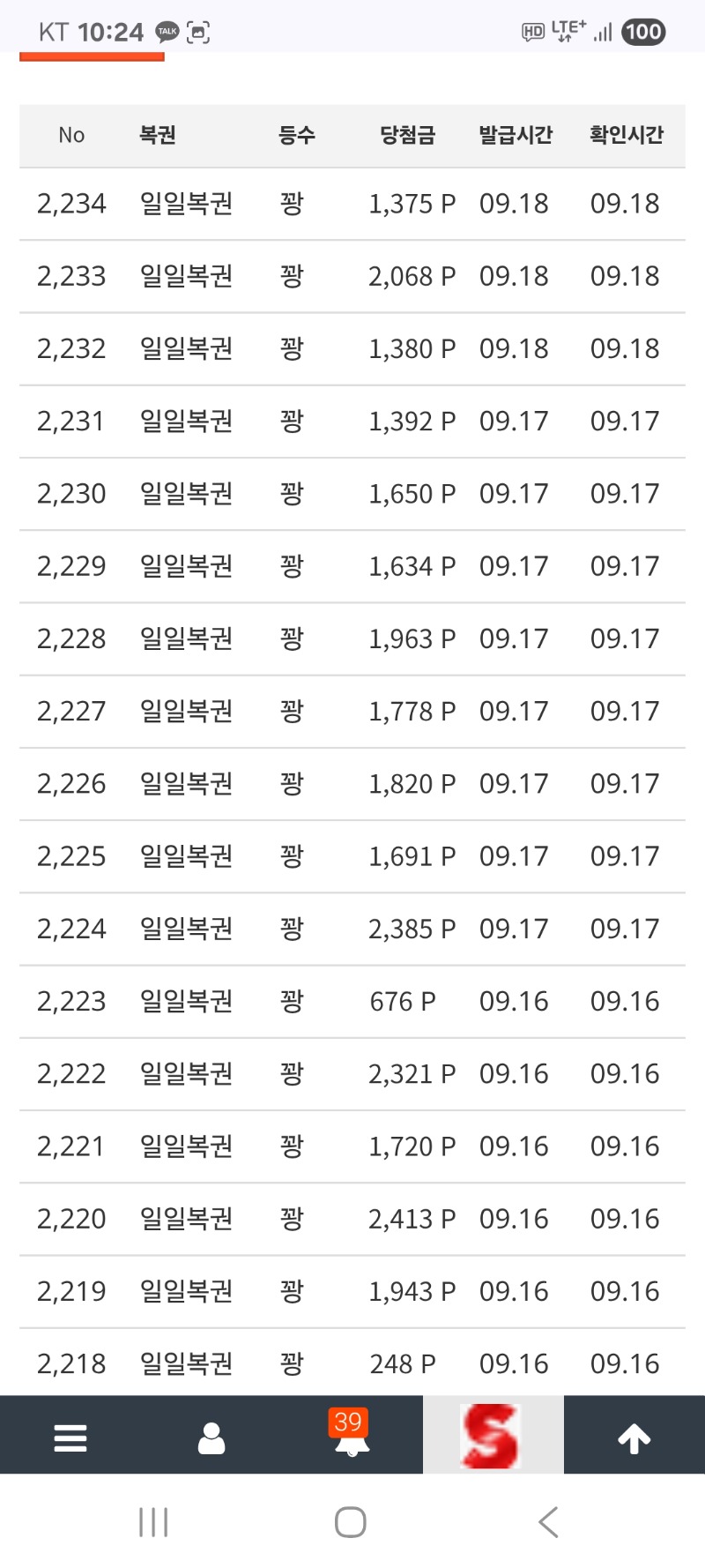 복권 진짜 너무 하네요