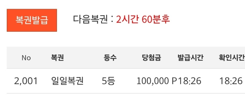 일복5등