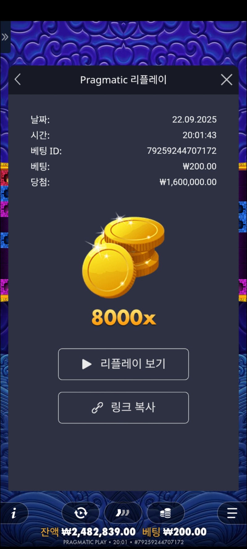 오투8000배