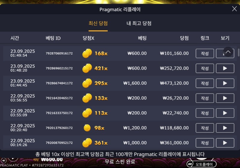 토라메 168배