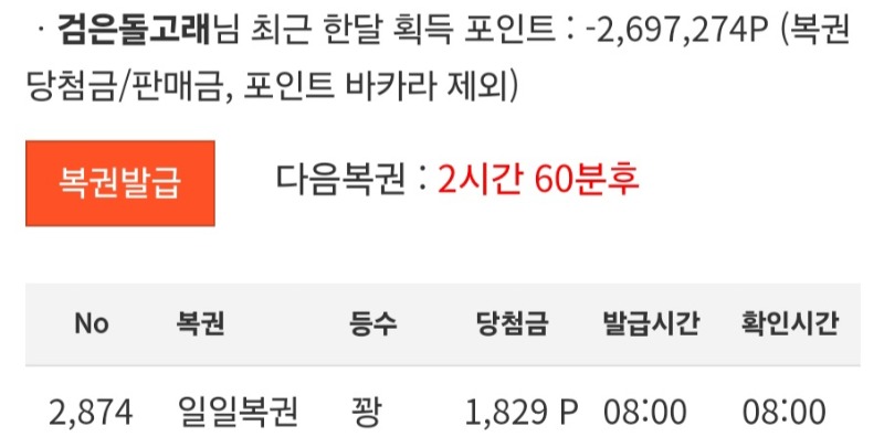 모닝복권