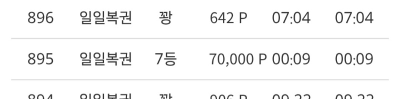 일복7등 ㅅㅅ