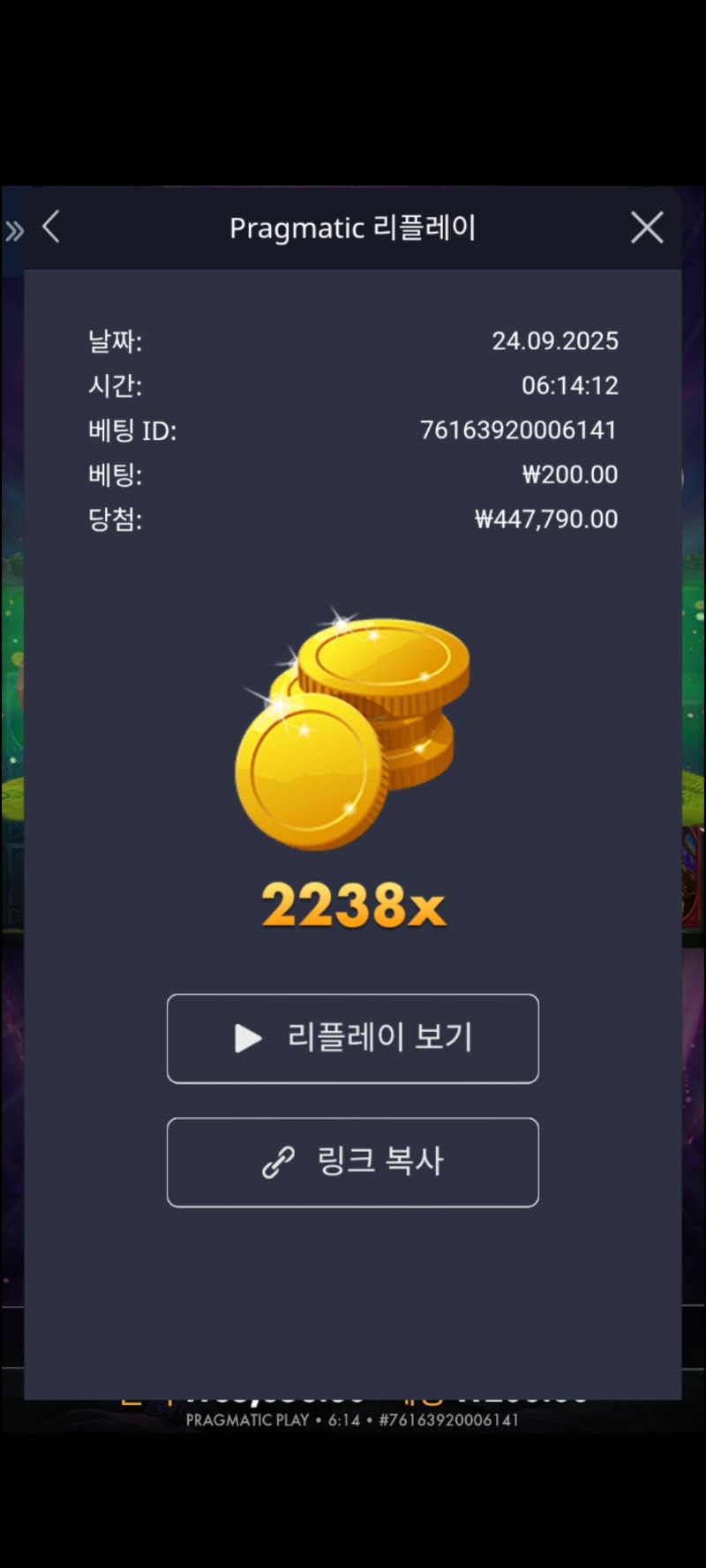 멀린 2238배