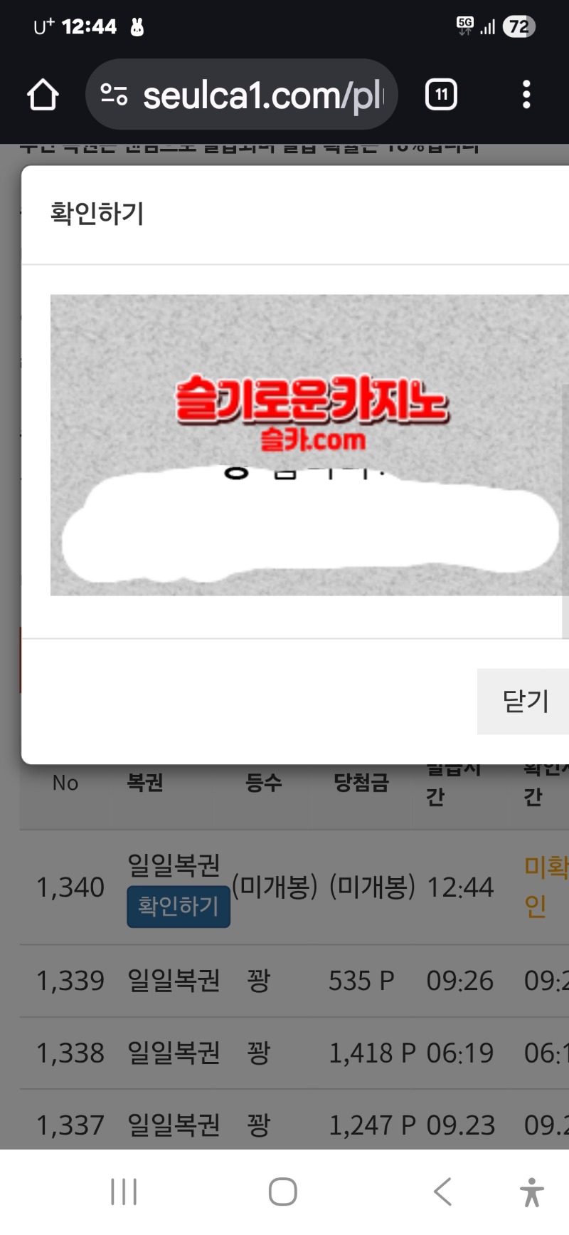 점심 일보기