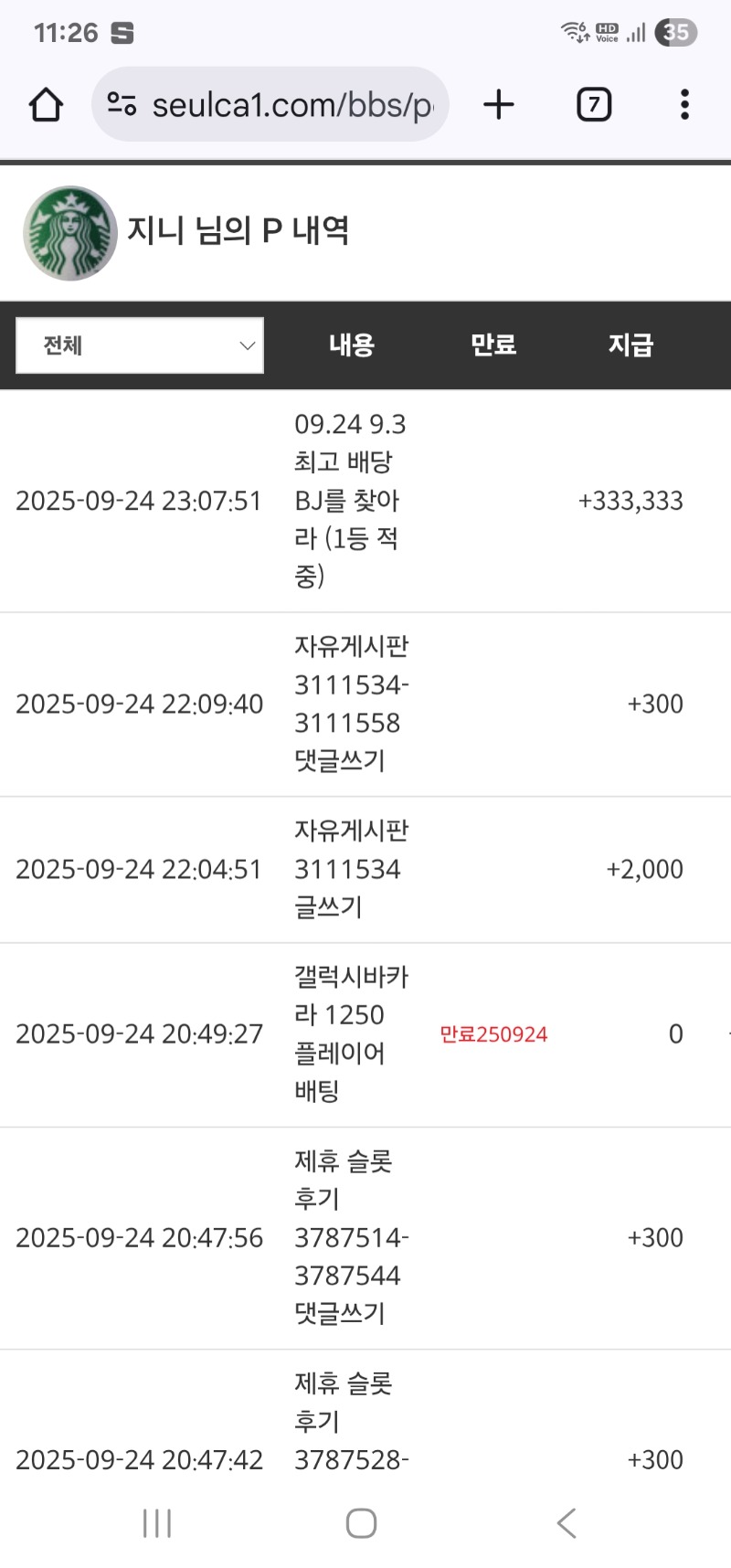 최배비 적중~~~