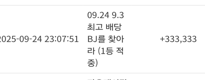 최배비 랑이적중☆