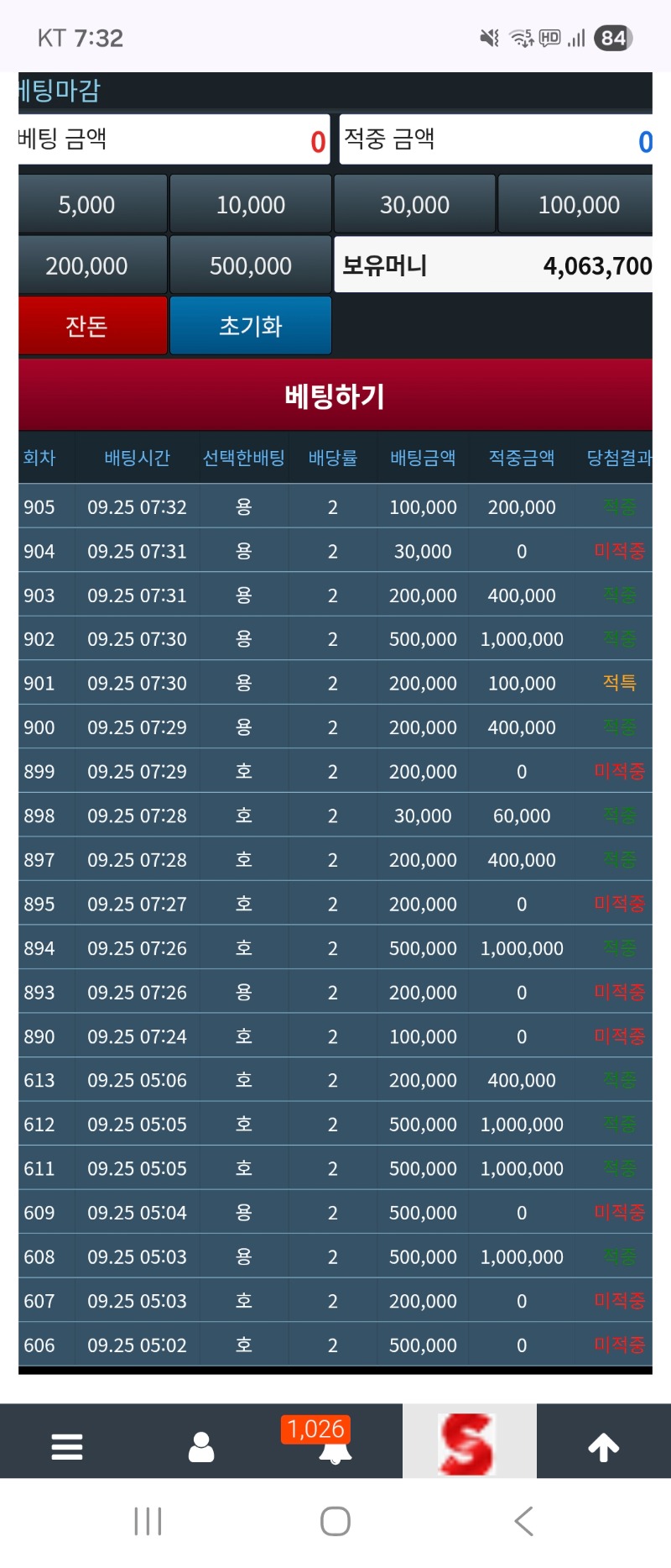 400만포 성공