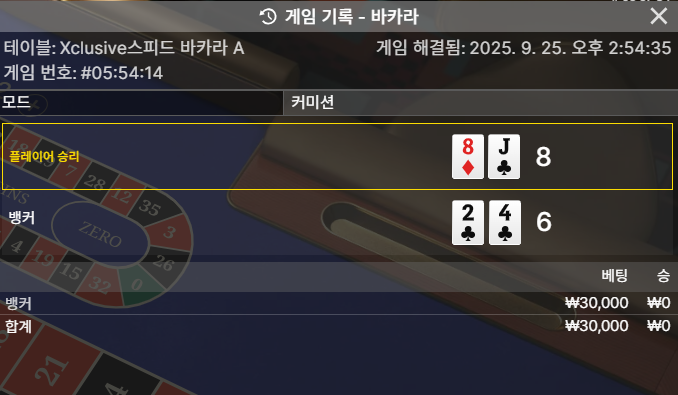 바카라 패 3