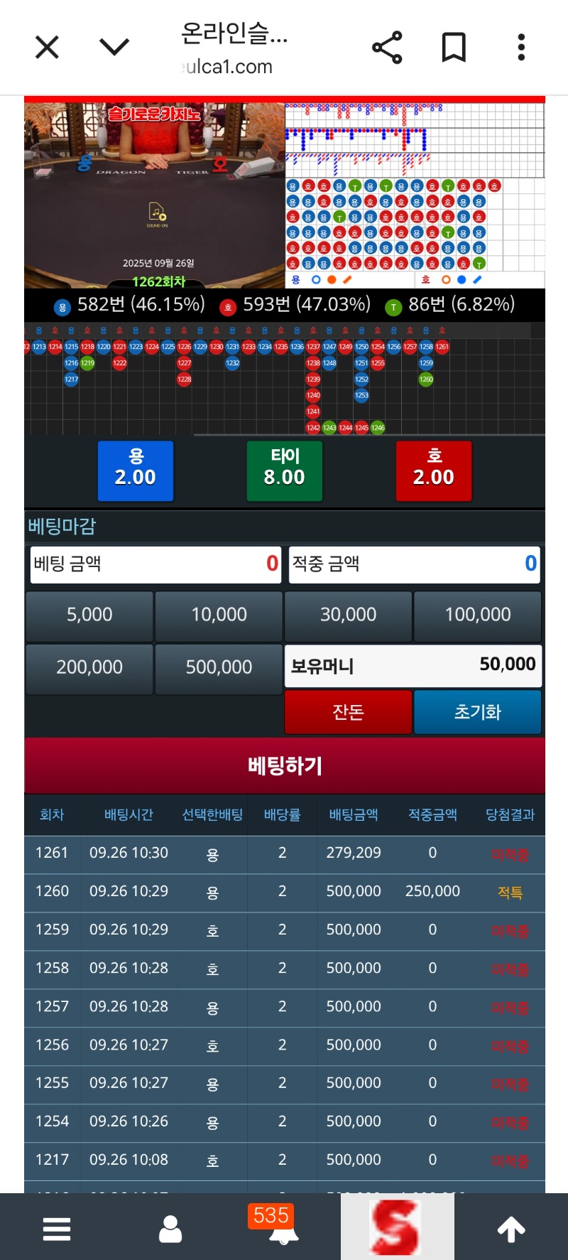 슬카8연패 ㅋ