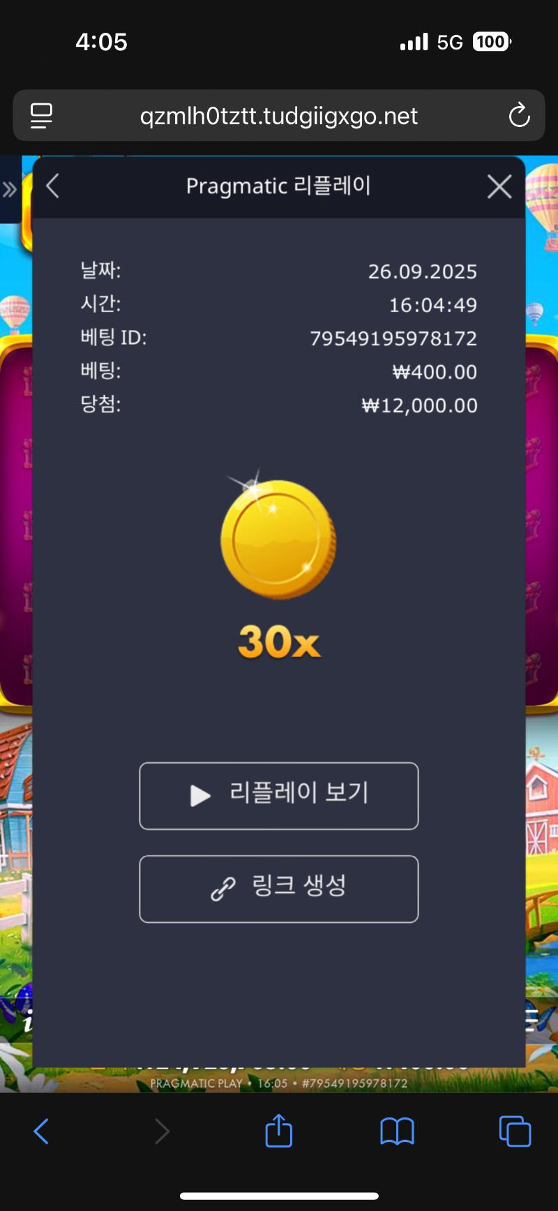 황금삽 30배