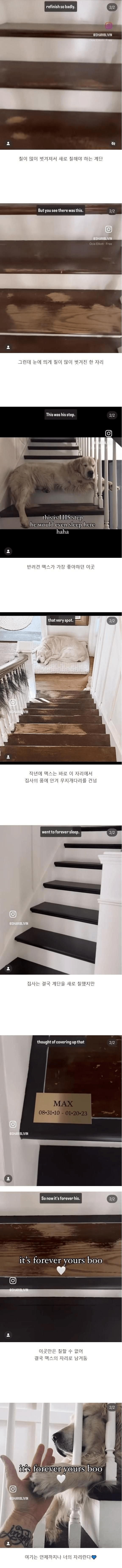 칠이 벗겨진 계단을 칠하지 못한 이유