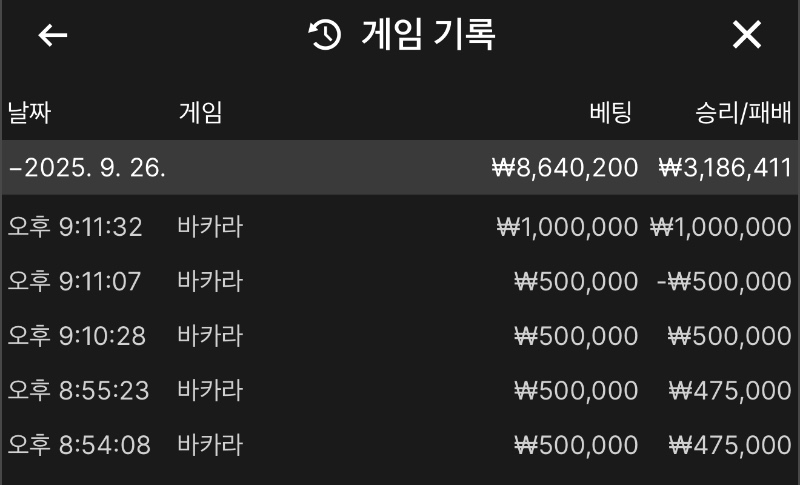 금일바카라 수익성공