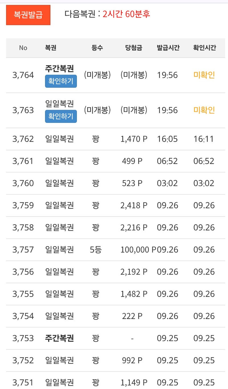 주복 한장 나왔어여 ㅅㅅㅅㅅㅅ ~!!