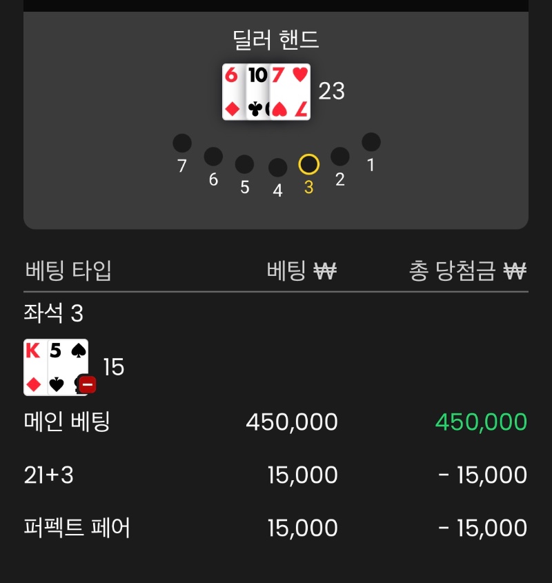 블랙잭 삼연타