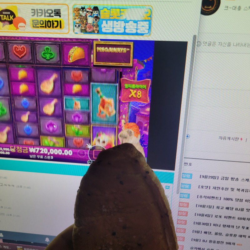 비버추겜당첨기념 어니언치즈소금빵&콜라한입줄께