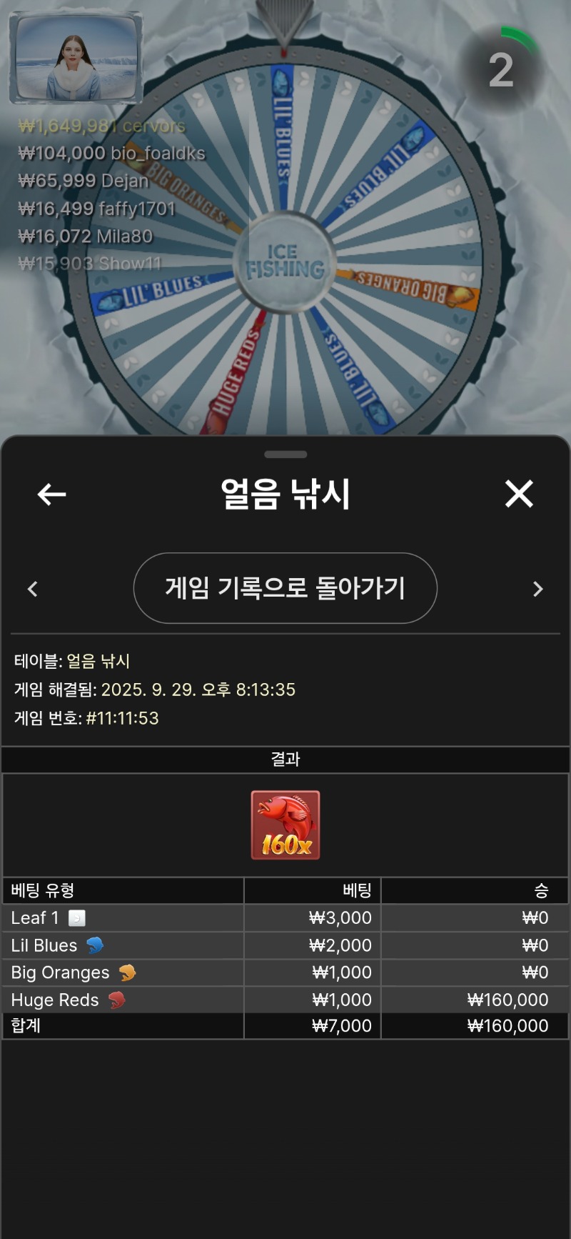 얼음낚시  승낚시대. 분질렀다