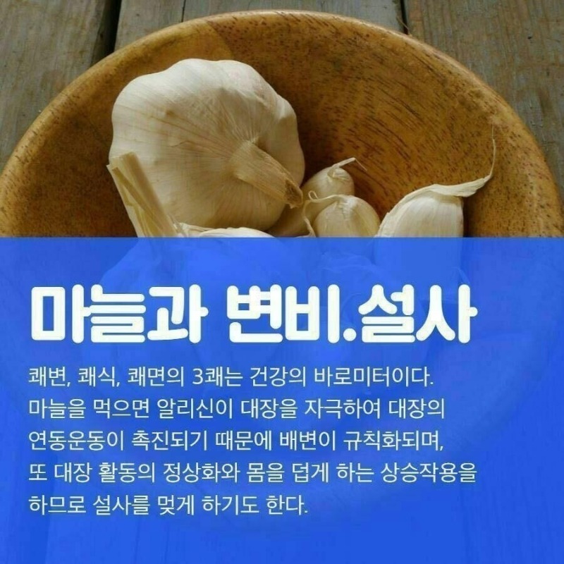 굿밤~마늘효능(경년기증상 등등)