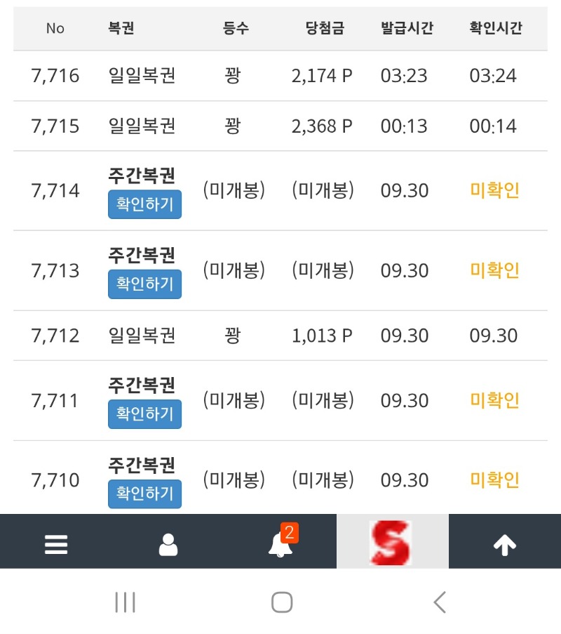 이틀간 주복구매로만 150만포인트이상소진ㅋㅋ