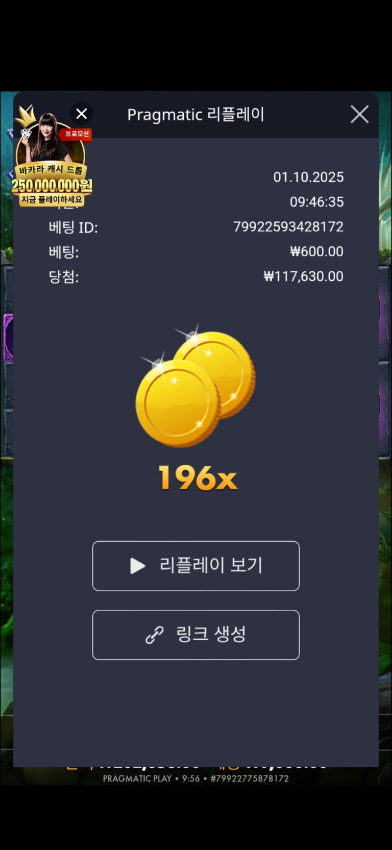 멀린 196배
