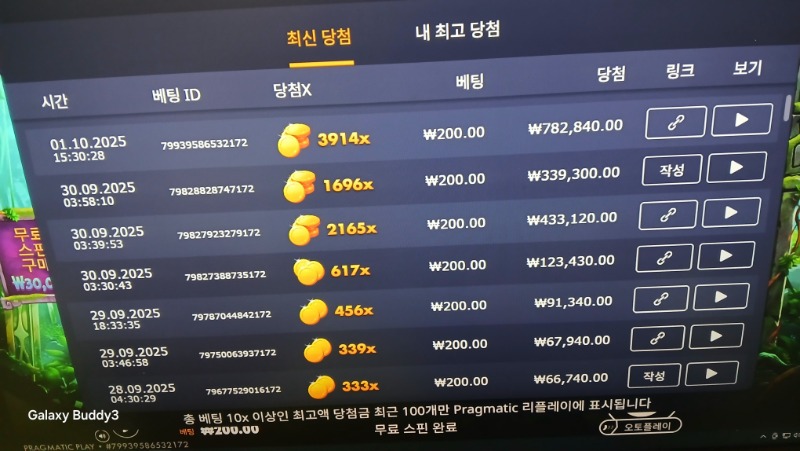 멀린3914배