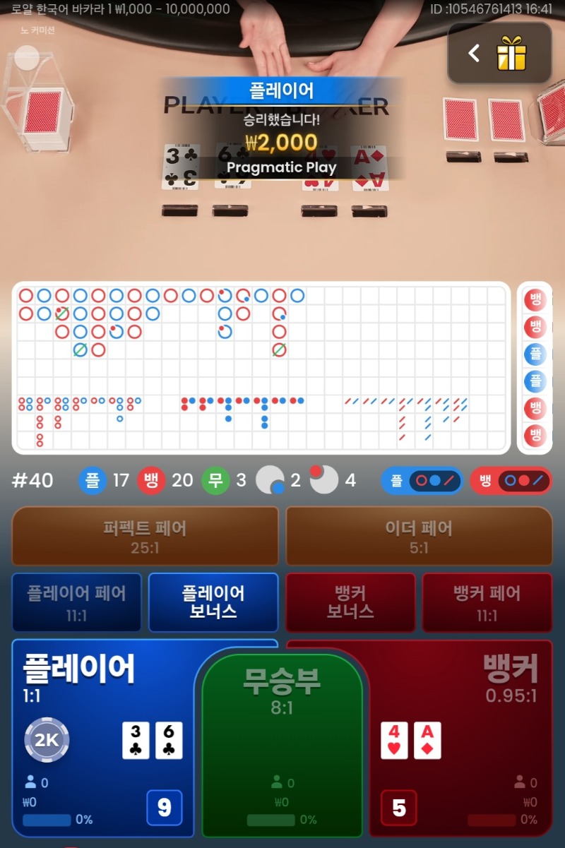 플레이어승