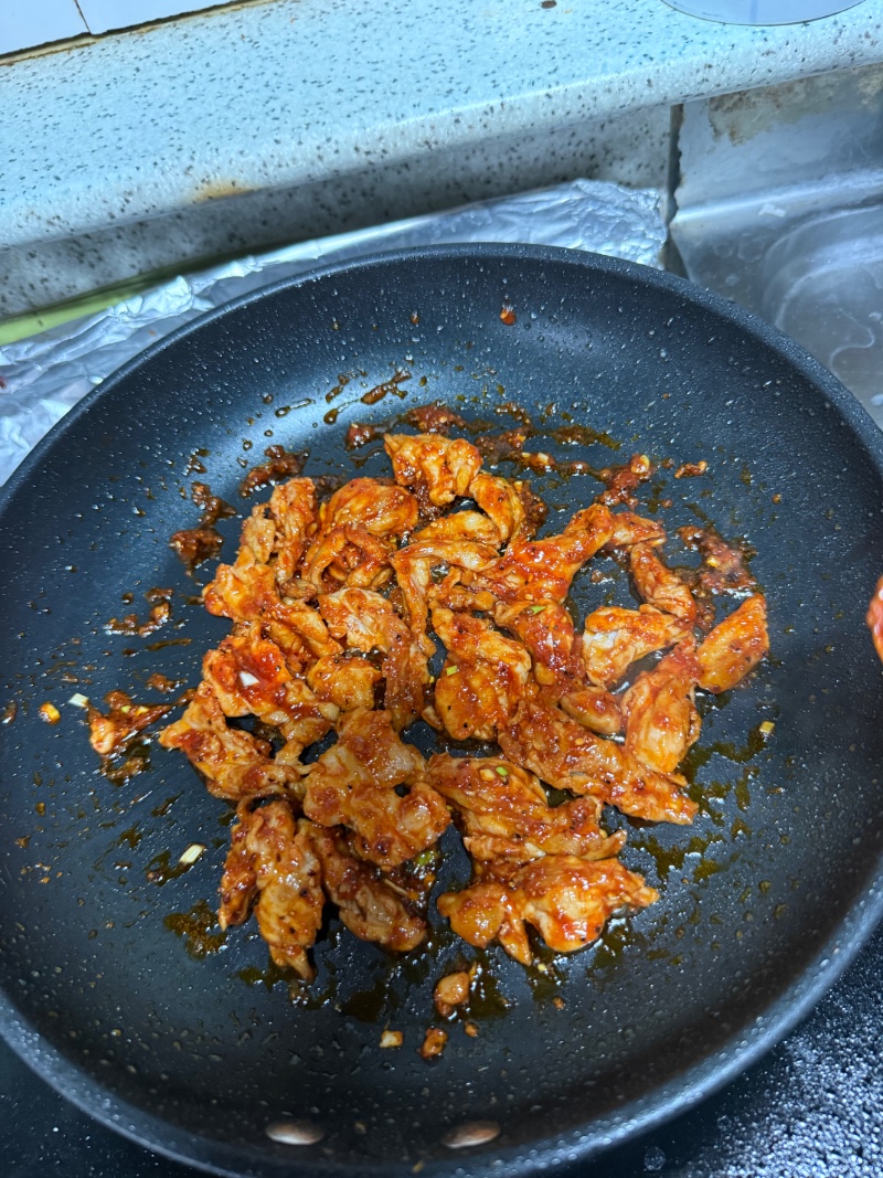 오늘의 술안주 닭목살구이