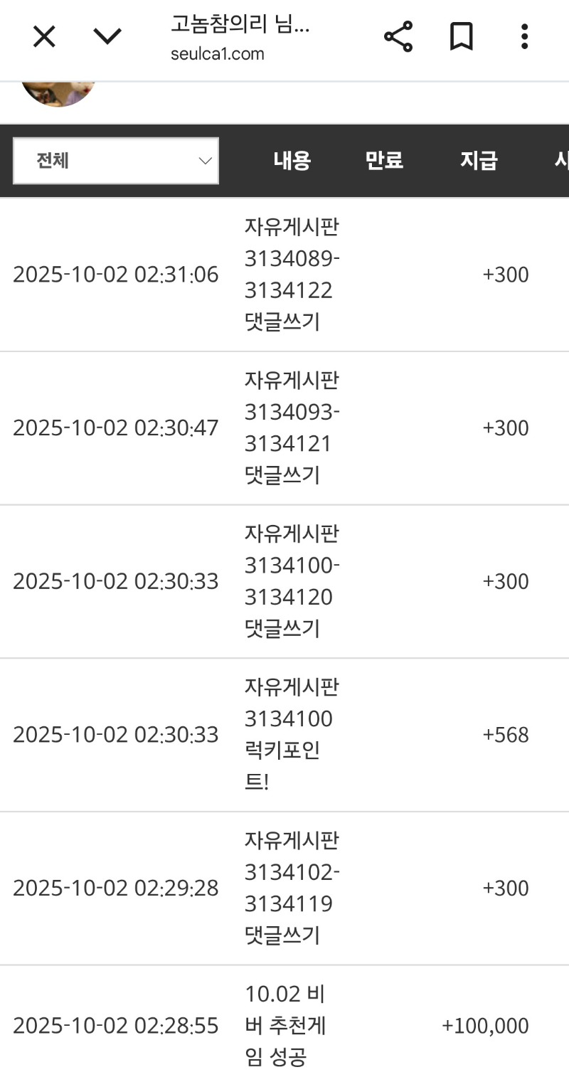 비버나이스 네이스~~^^