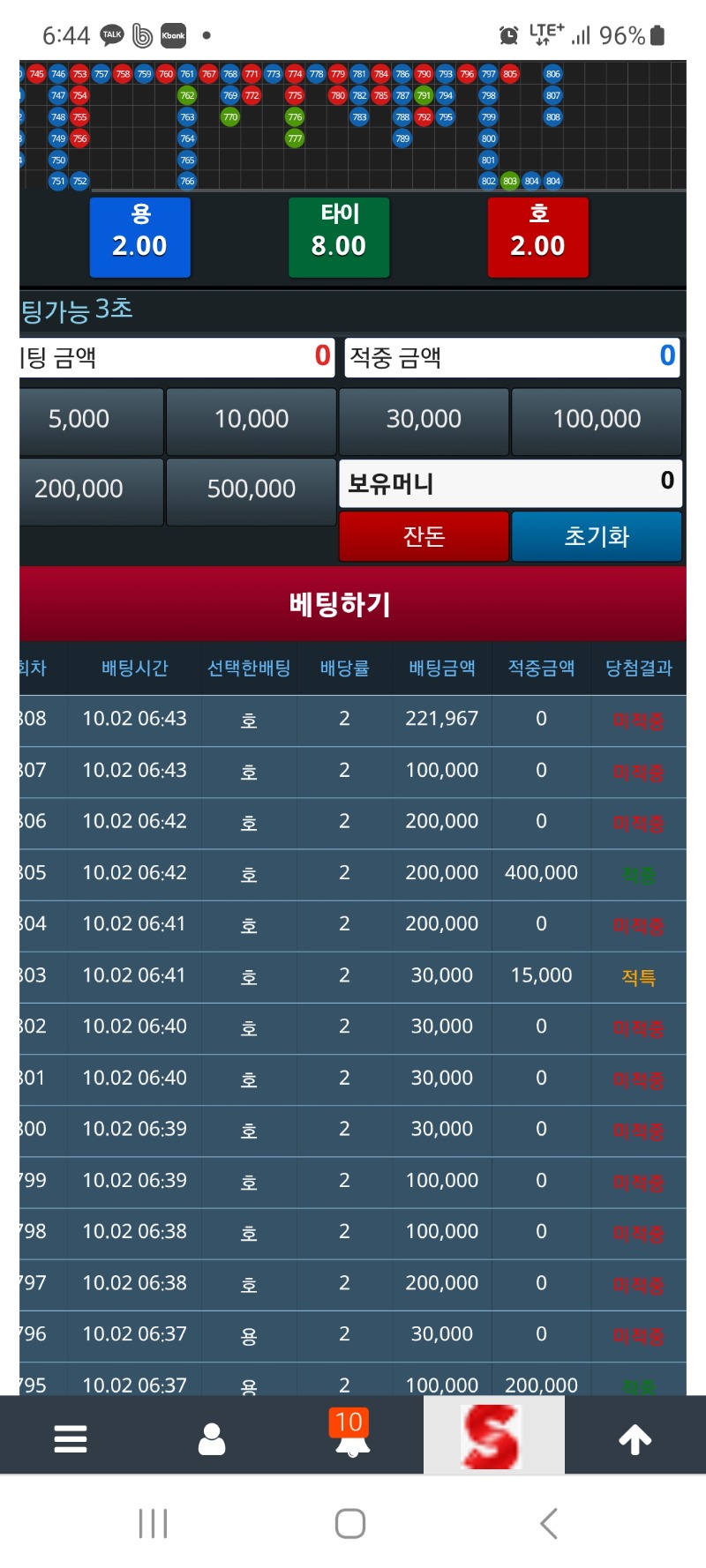 우왕 용호 이리 못맞추나ㅡㅡ
