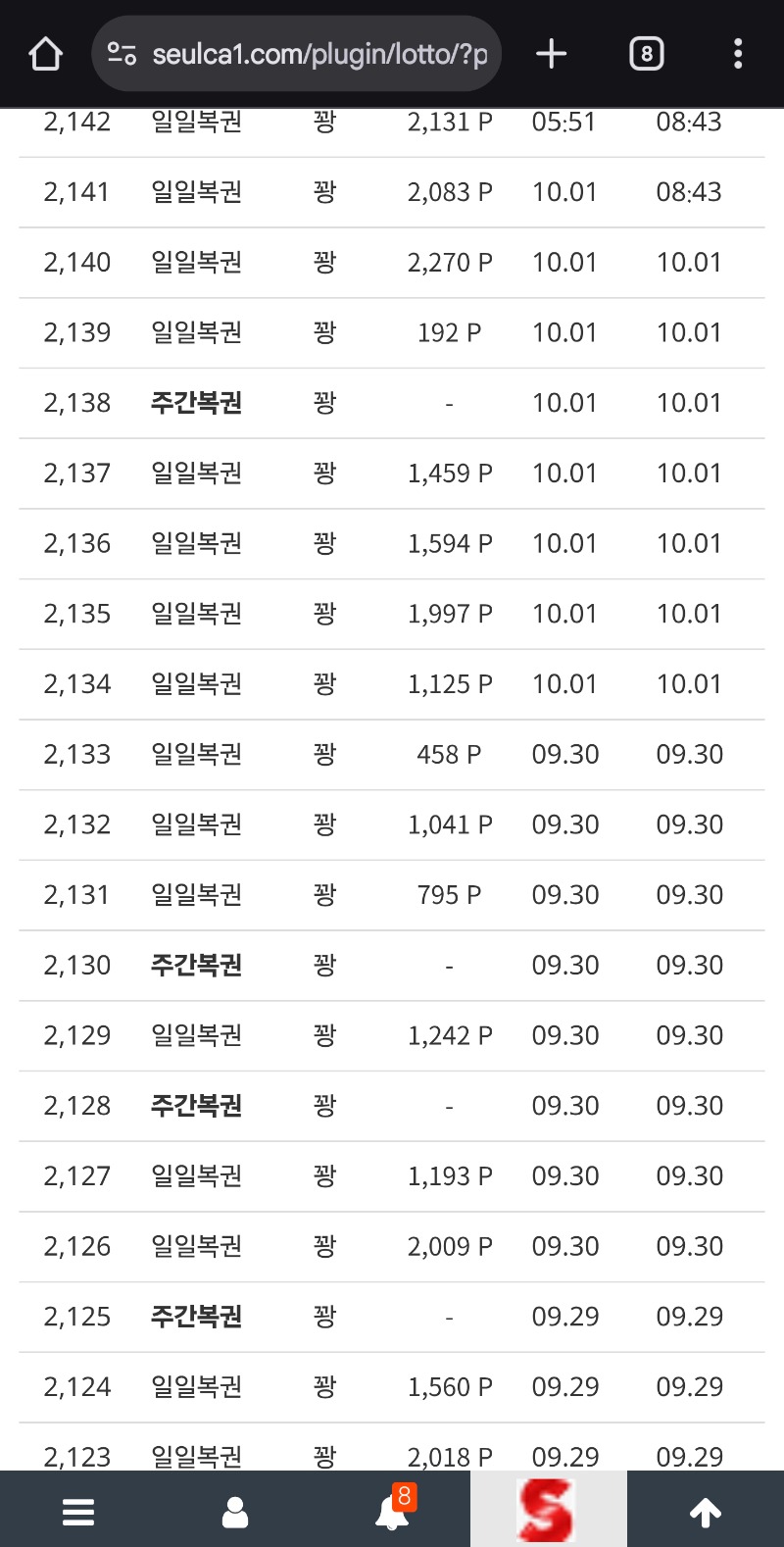 대충 40꽝정도인거같은데..