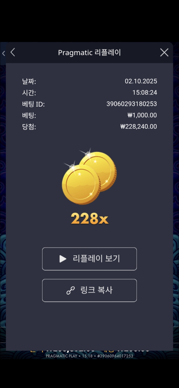 오라메 228배