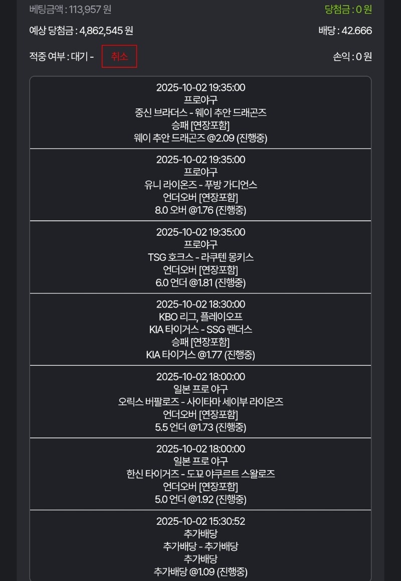 야구배팅 마지막!!
