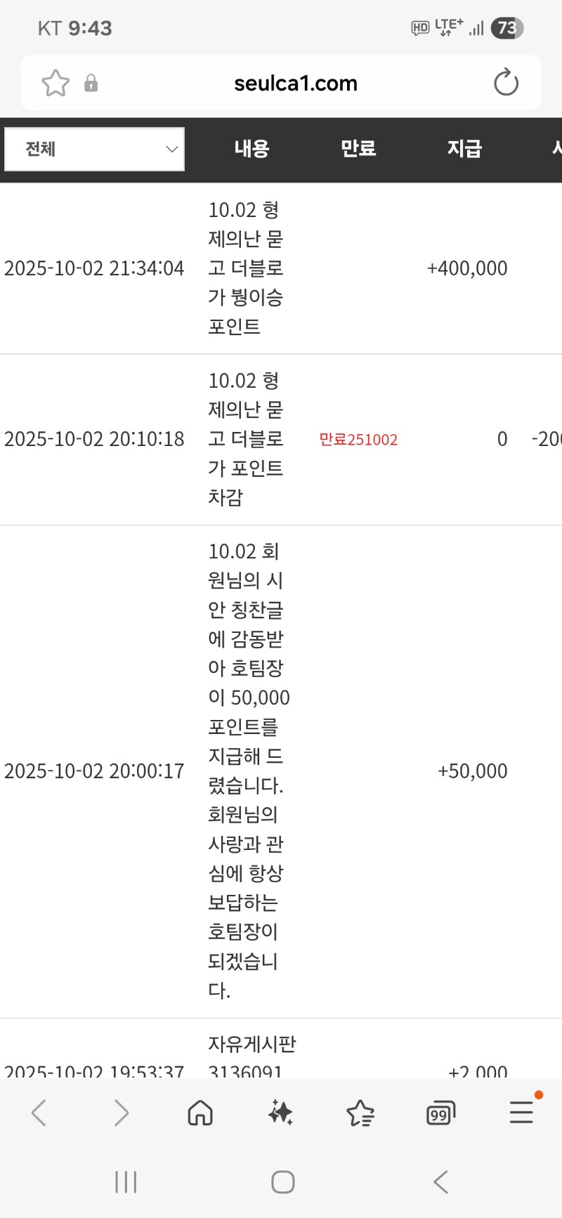 시안 감사포 형난 붱승리포 감사 곧 200만포 ㅋ