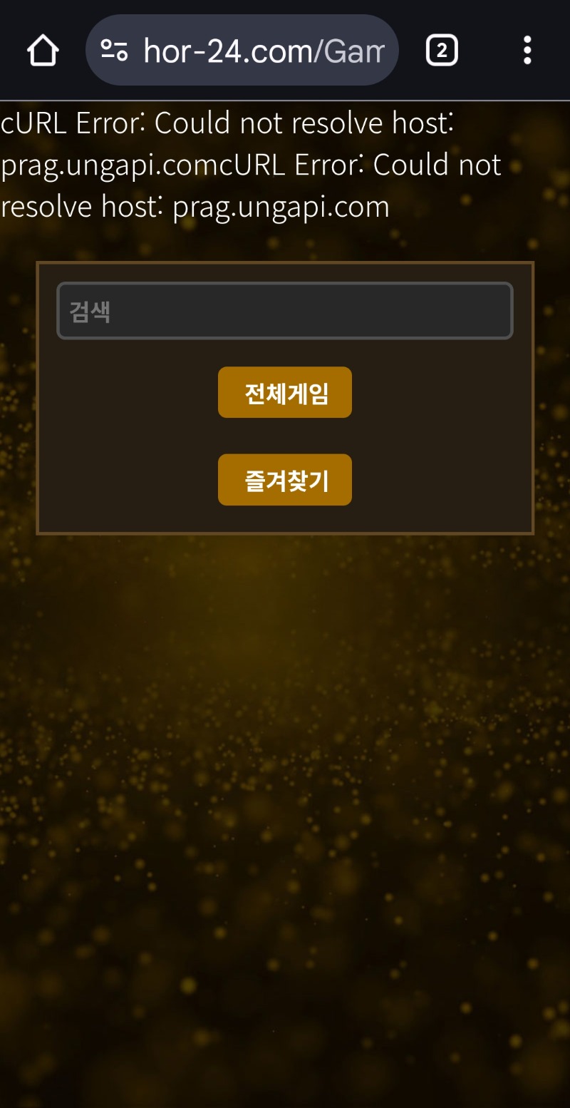 호넷프라그게임