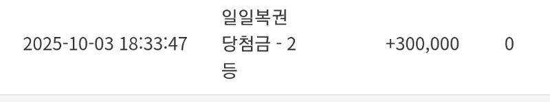 일복2등~~