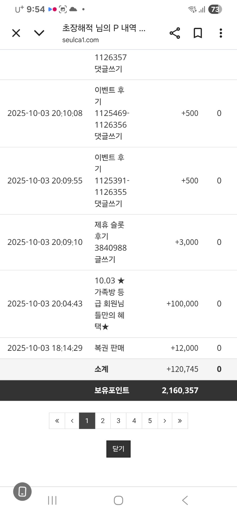 가족방 선물 감사합니다~