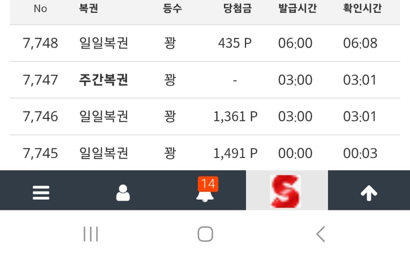 정각시간발급이 안좋은건가