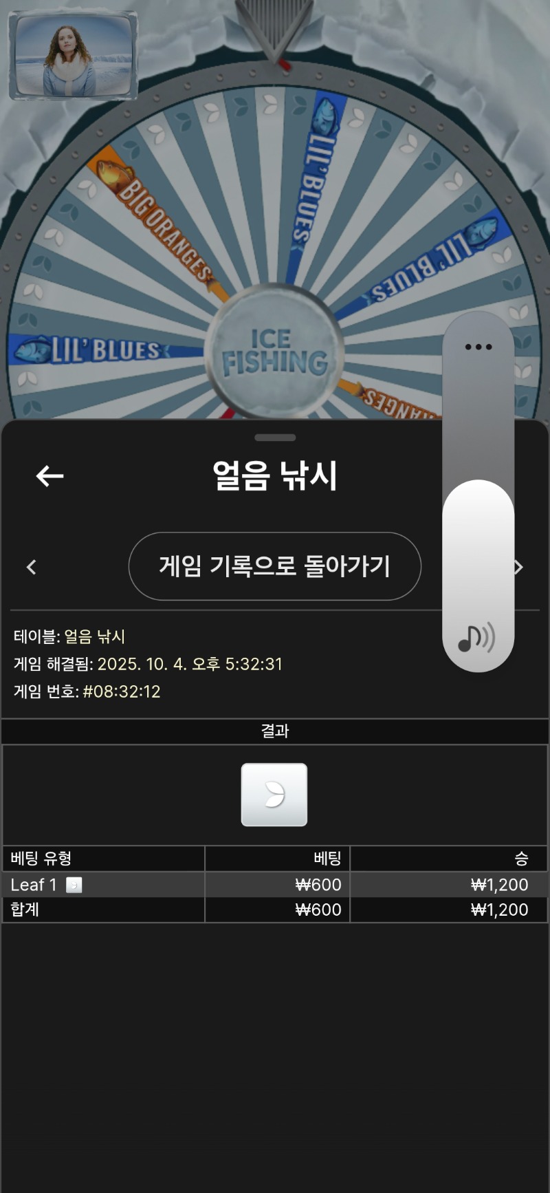 얼음낚시  승