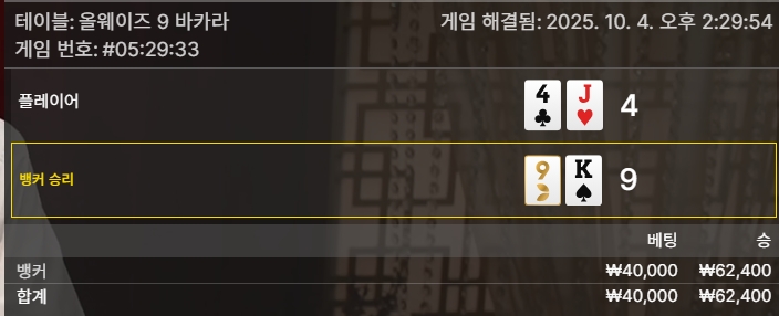 9카라 2승