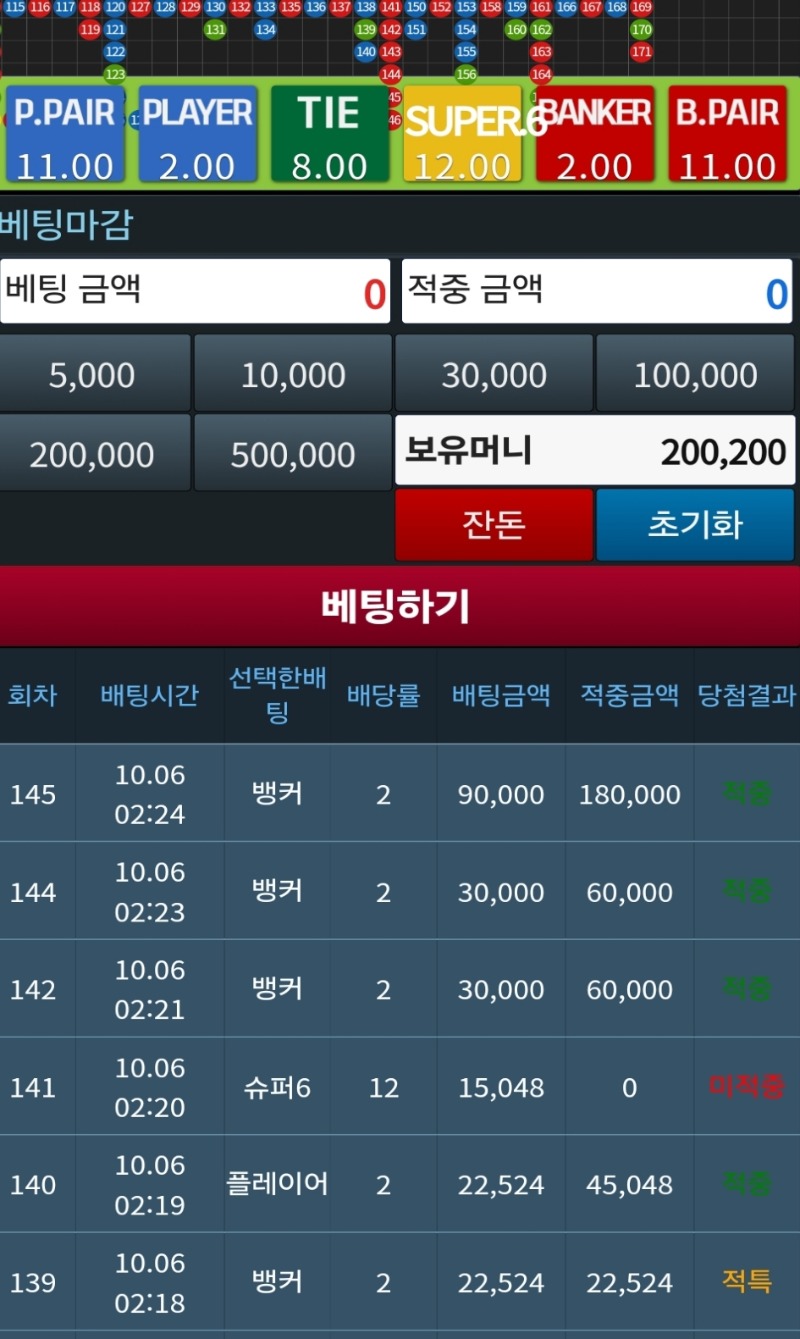 배쿱 슬카라로 또 교환성공 ㅅㅅ