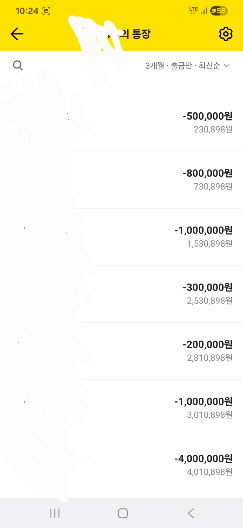 안할려는 굳은 의지~~~