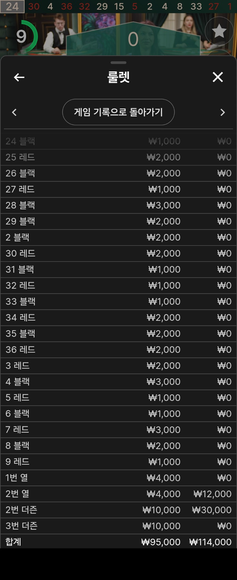 룰렛 더즌24개구멍