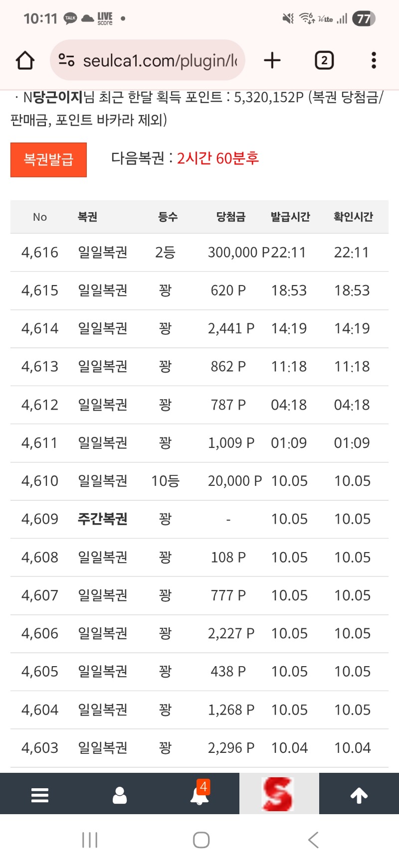 일복2등