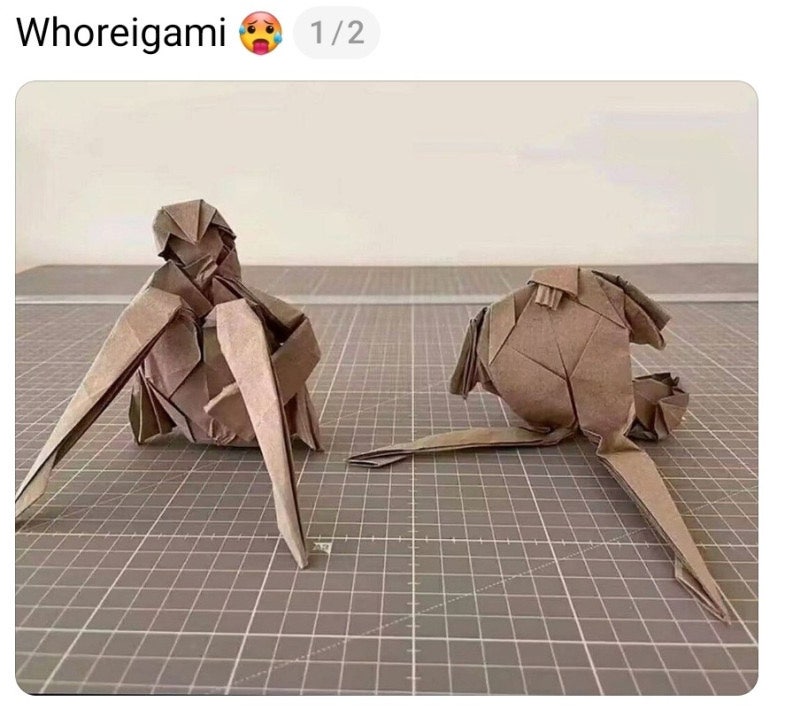 섹시한: 종이접기