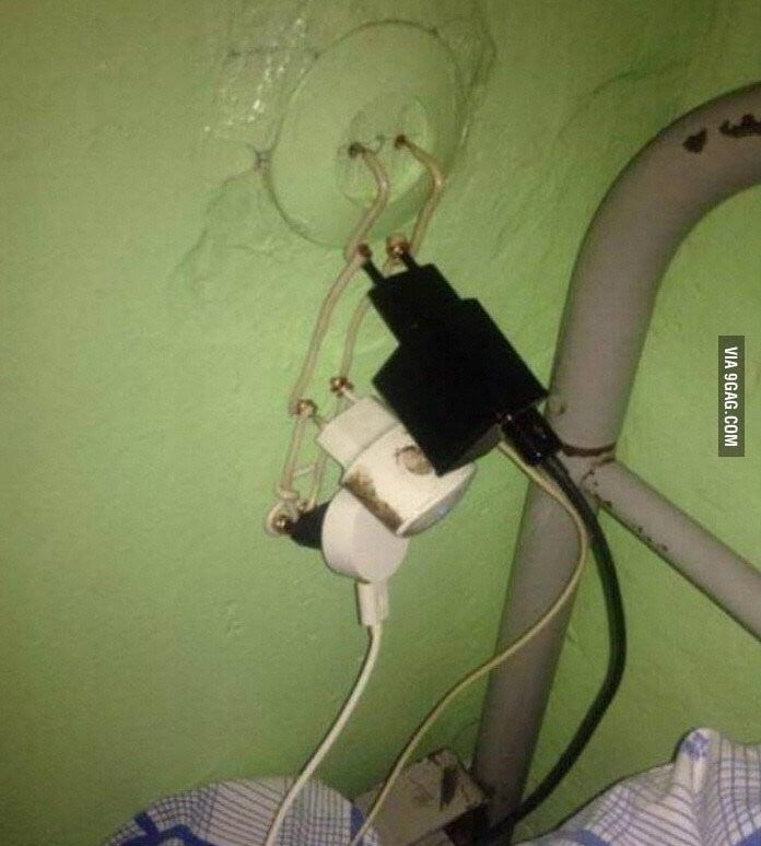 전기 관련 전공자들이 보면 기절한다는 멀티탭