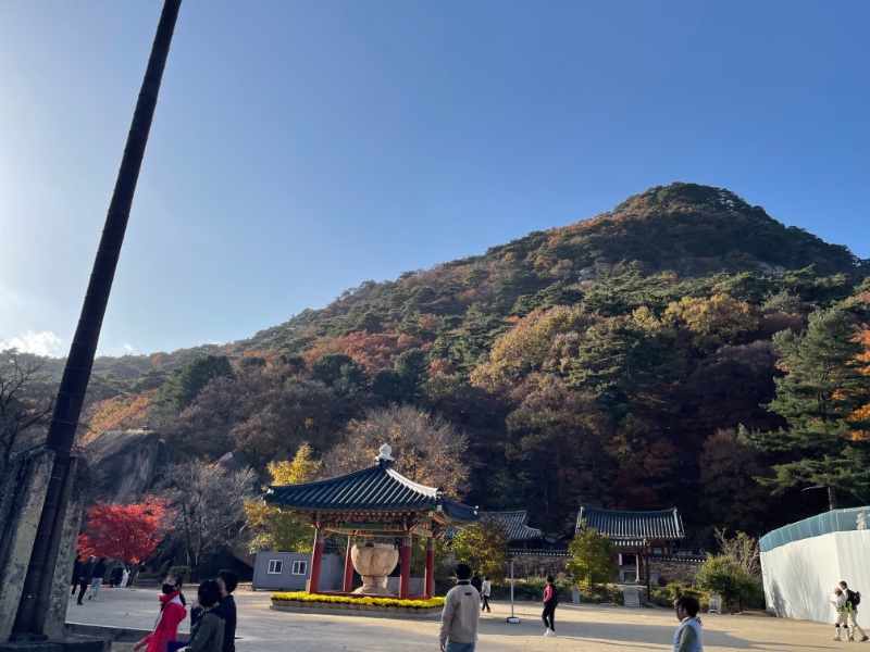 여자친구 부모님 모시고 속리산 ㅋ