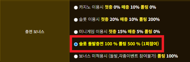 [돌발-호넷] 18시~20시 슬롯돌발 100%