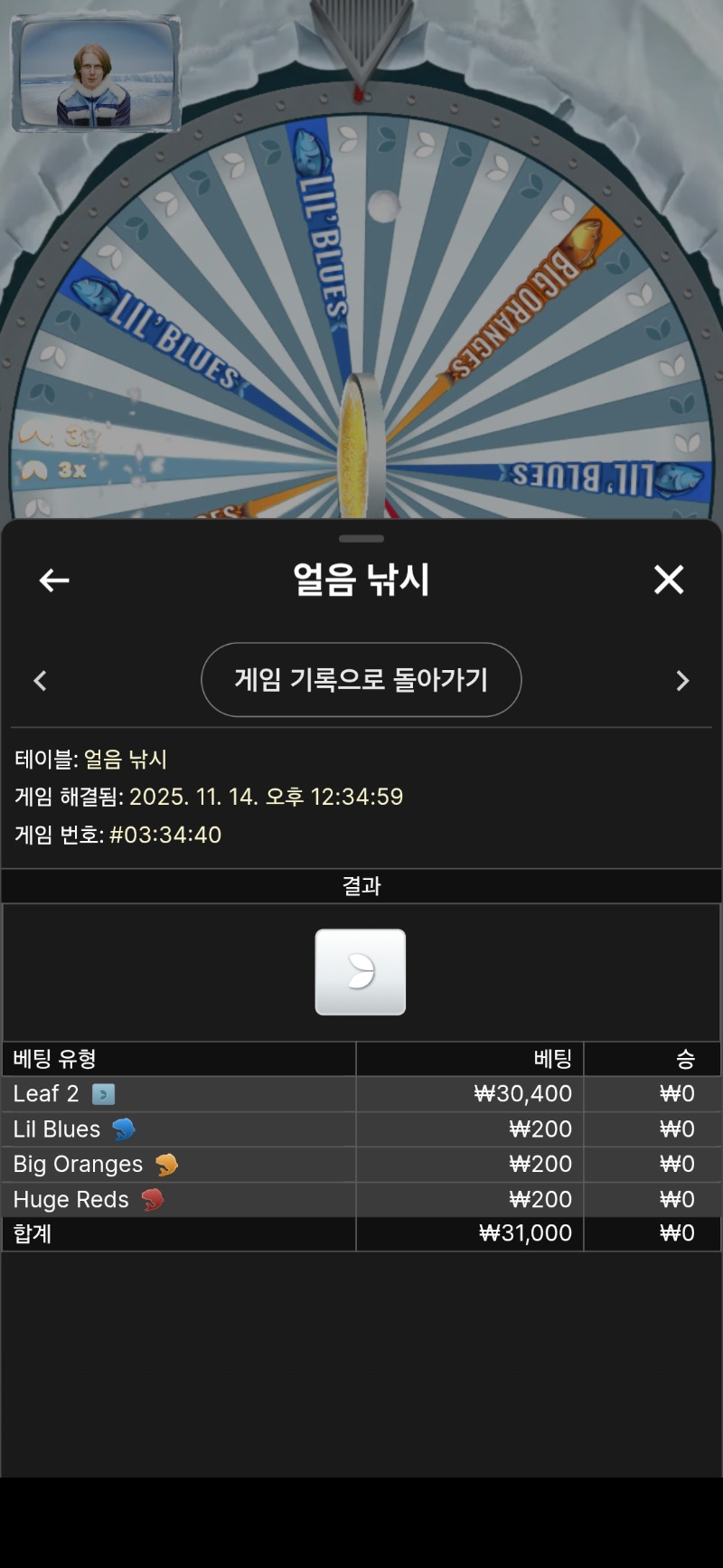 얼음낚시 연패. ㅠㅠ