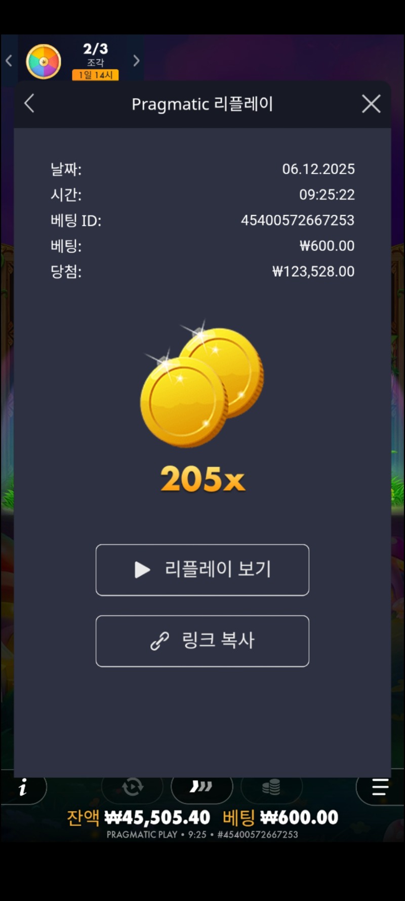 와와리 리턴즈 205배