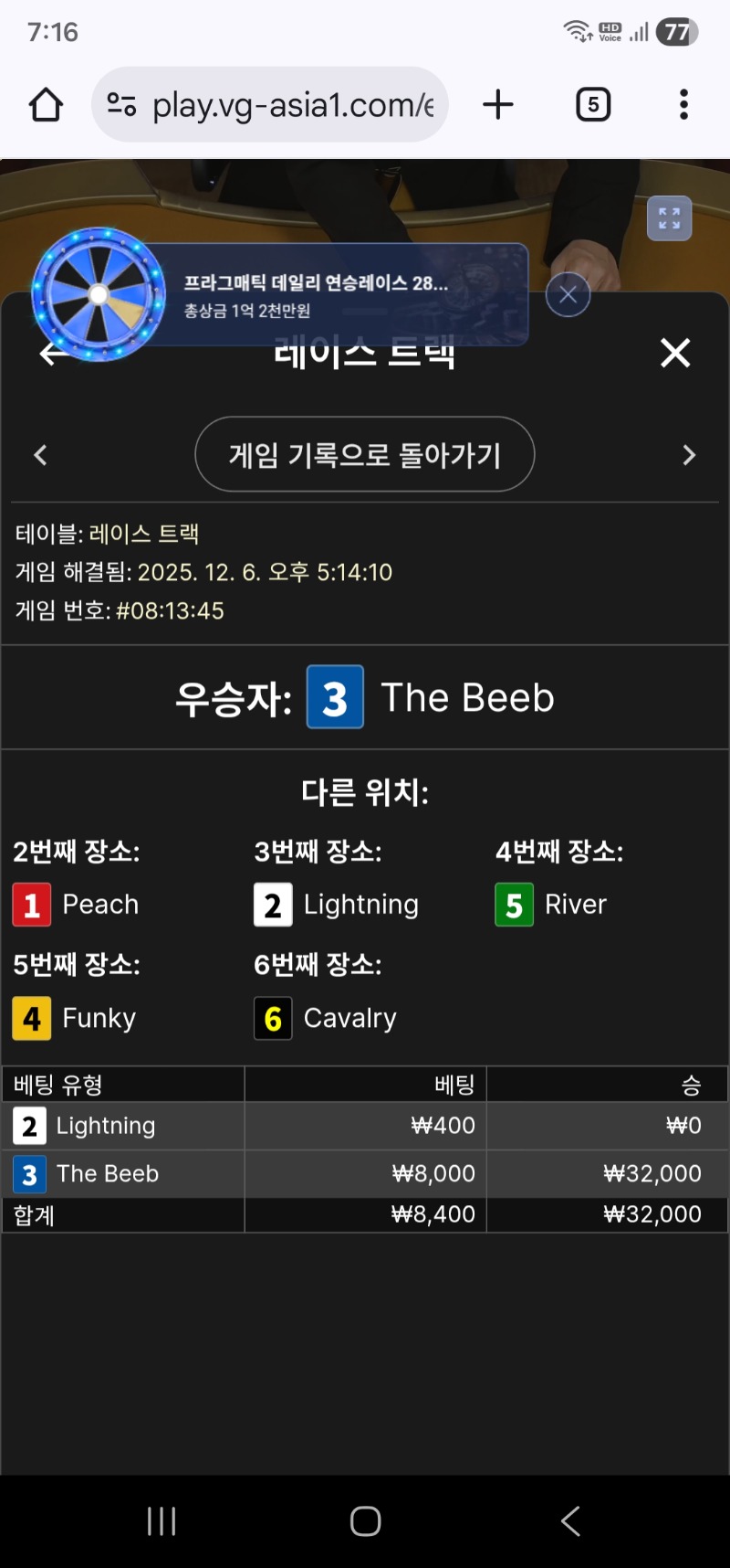 레이스 트렉 승