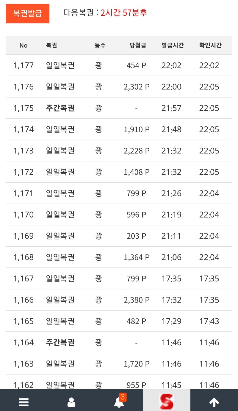 구매복권 9장!! 갓쨤!!